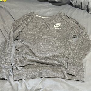 Nike Heather Gray Crewneck Sweatshirt